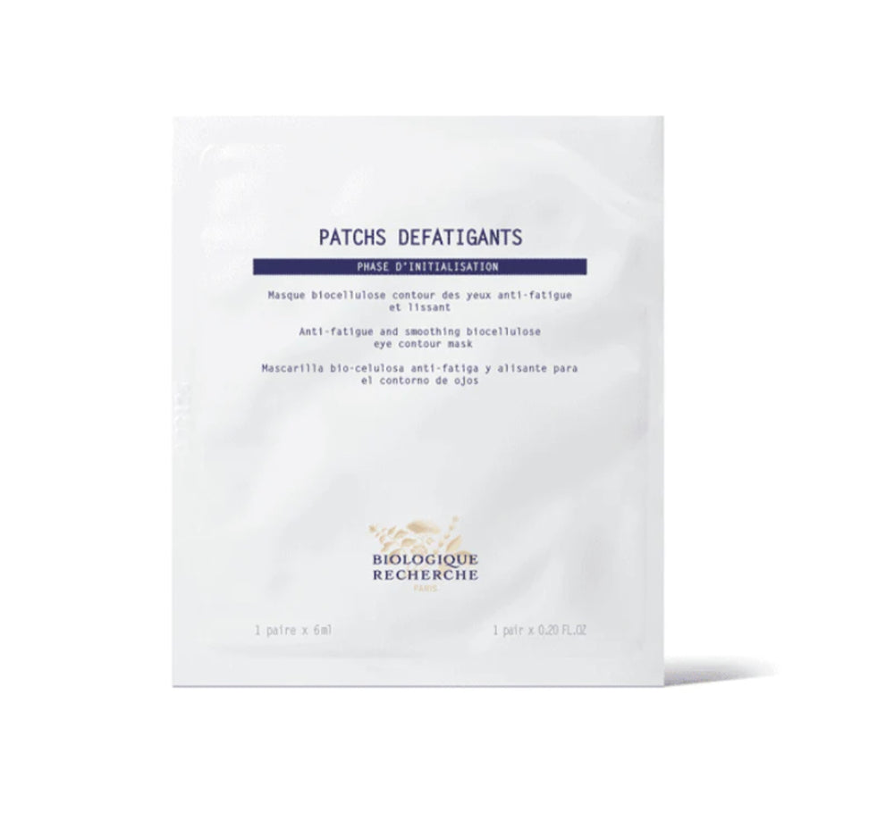 Biologique Recherche - PATCHS DEFATIGANTS - Anti-puffiness and smoothing biocellulose eye contour mask