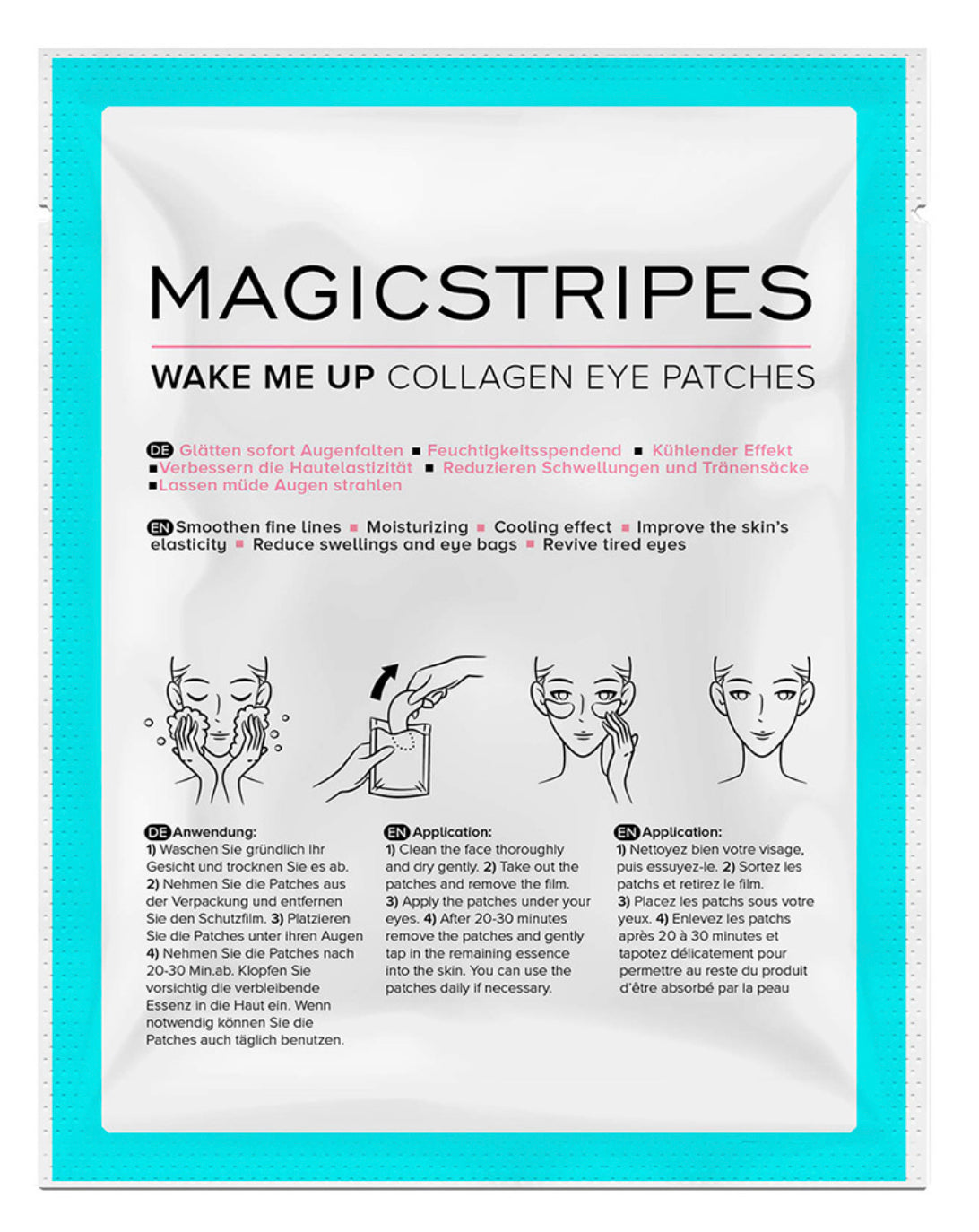 MAGICSTRIPES-WAKE ME UP COLLAGEN EYE PATCHES