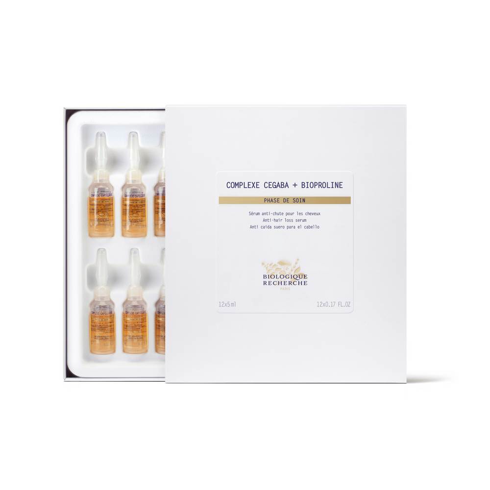 
                  
                    COMPLEXE CEGABA + BIOPROLINE COFFRET - Anti-hair loss serum - Open
                  
                