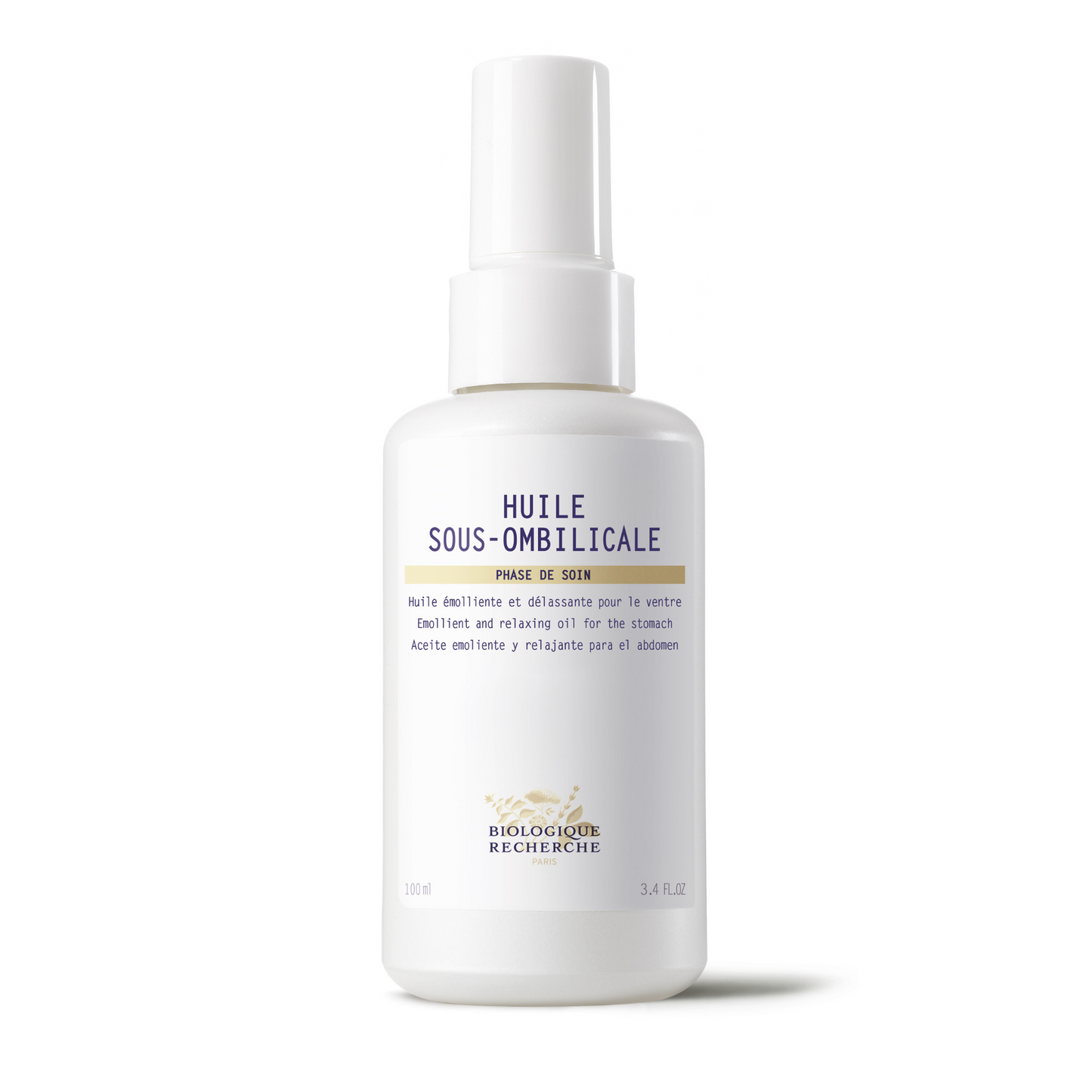 Biologique Recherche - HUILE SOUS-OMBILICALE - Softening and soothing oil for the stomach 100ml