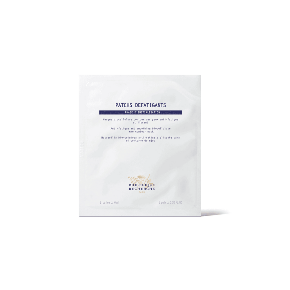 Biologique Recherche - PATCHS DEFATIGANTS - Anti-puffiness and smoothing biocellulose eye contour mask