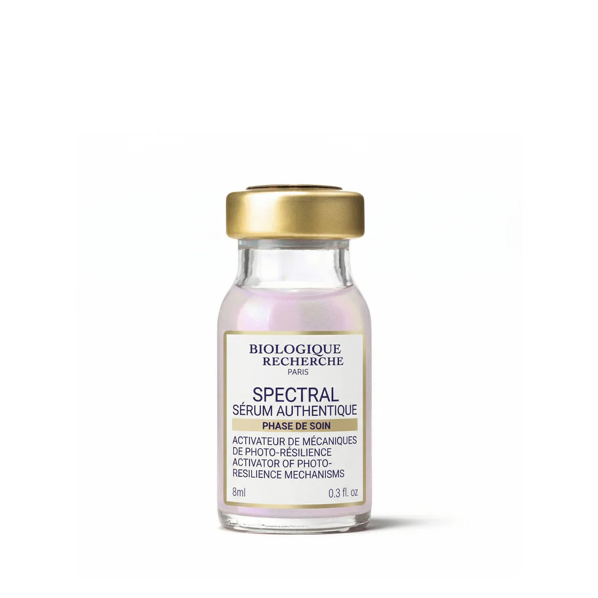 
                  
                    Biologique Recherche Spectral Serum Authentic bottle with gold cap on a white background
                  
                