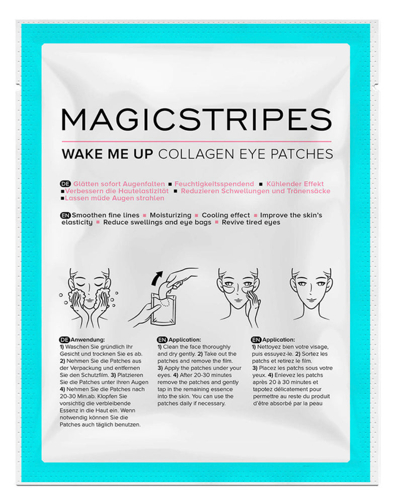 
                  
                    MAGICSTRIPES-WAKE ME UP COLLAGEN EYE PATCHES (single pack)
                  
                