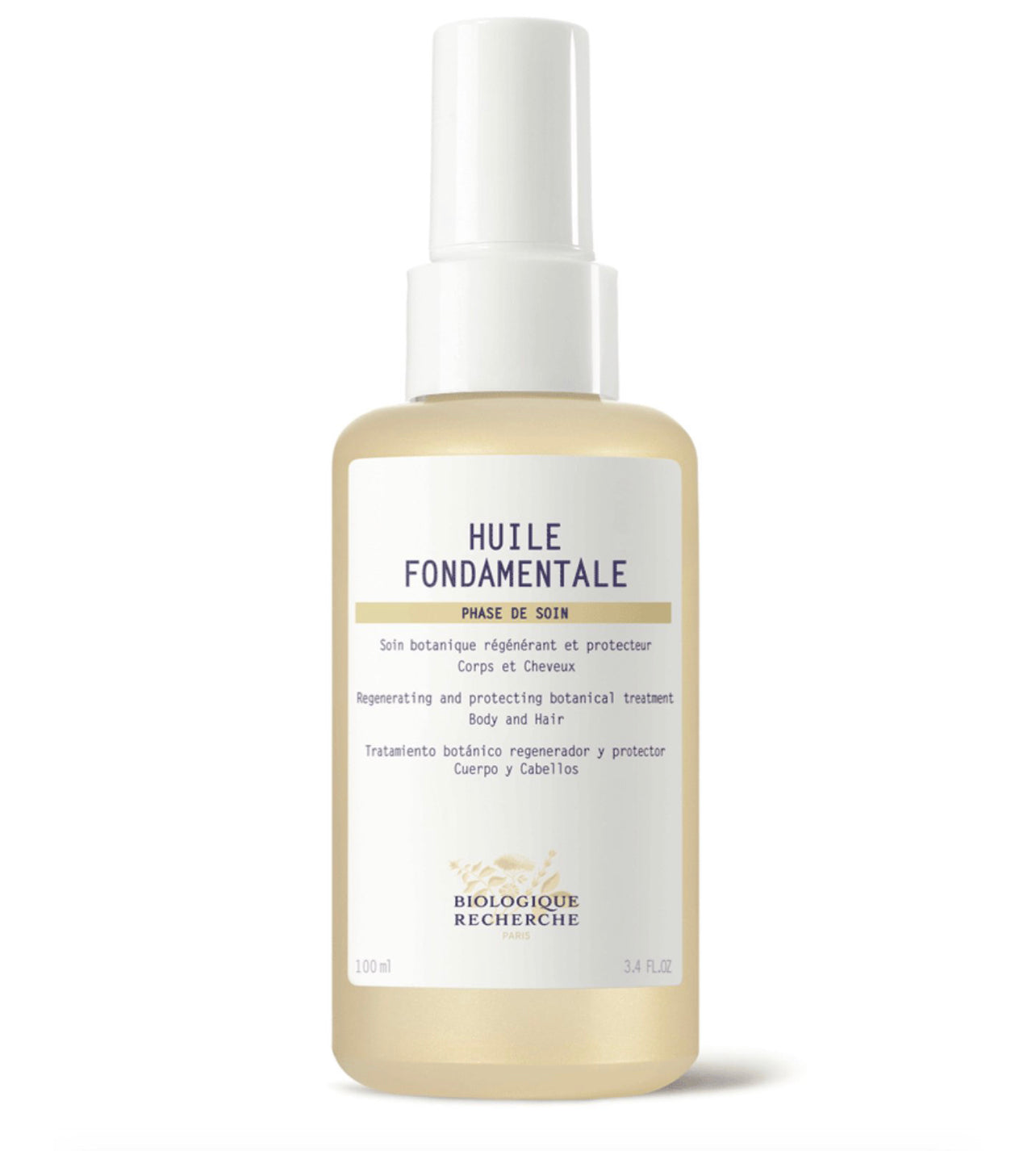 HUILE FONDAMENTALE - Regenerating and protecting botanical treatment Body and Hair